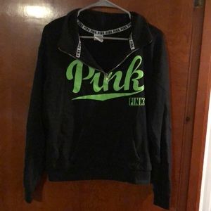 Half-zip black sweatshirt